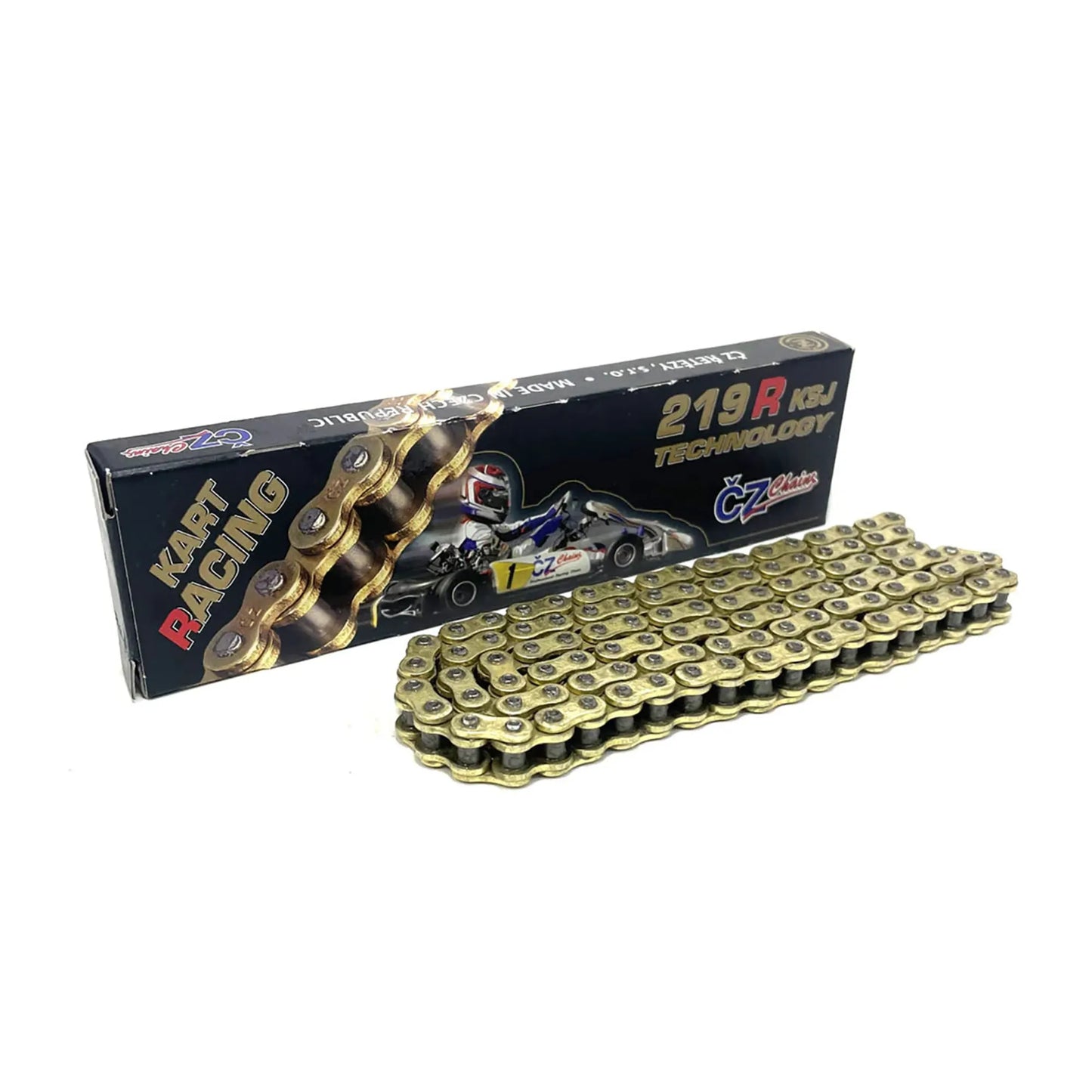 Cadena 219 ULTRA REINFORCED sellada con O-ring para MINI KART